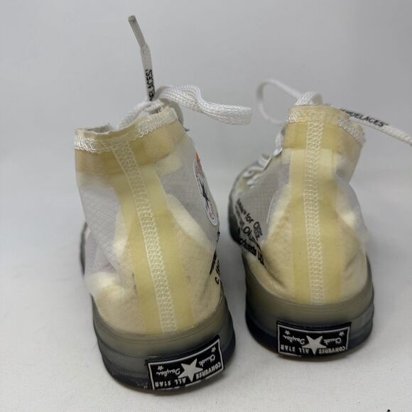 Converse Off-White x Chuck 70 The Ten Sz 6 Authentic Used Rare Virgil Og Sample - Picture 6 of 11